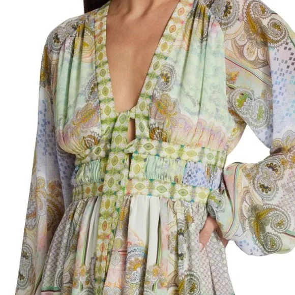 ALEXIS Tessie Printed Gauze Minidress - Picture 6 of 15